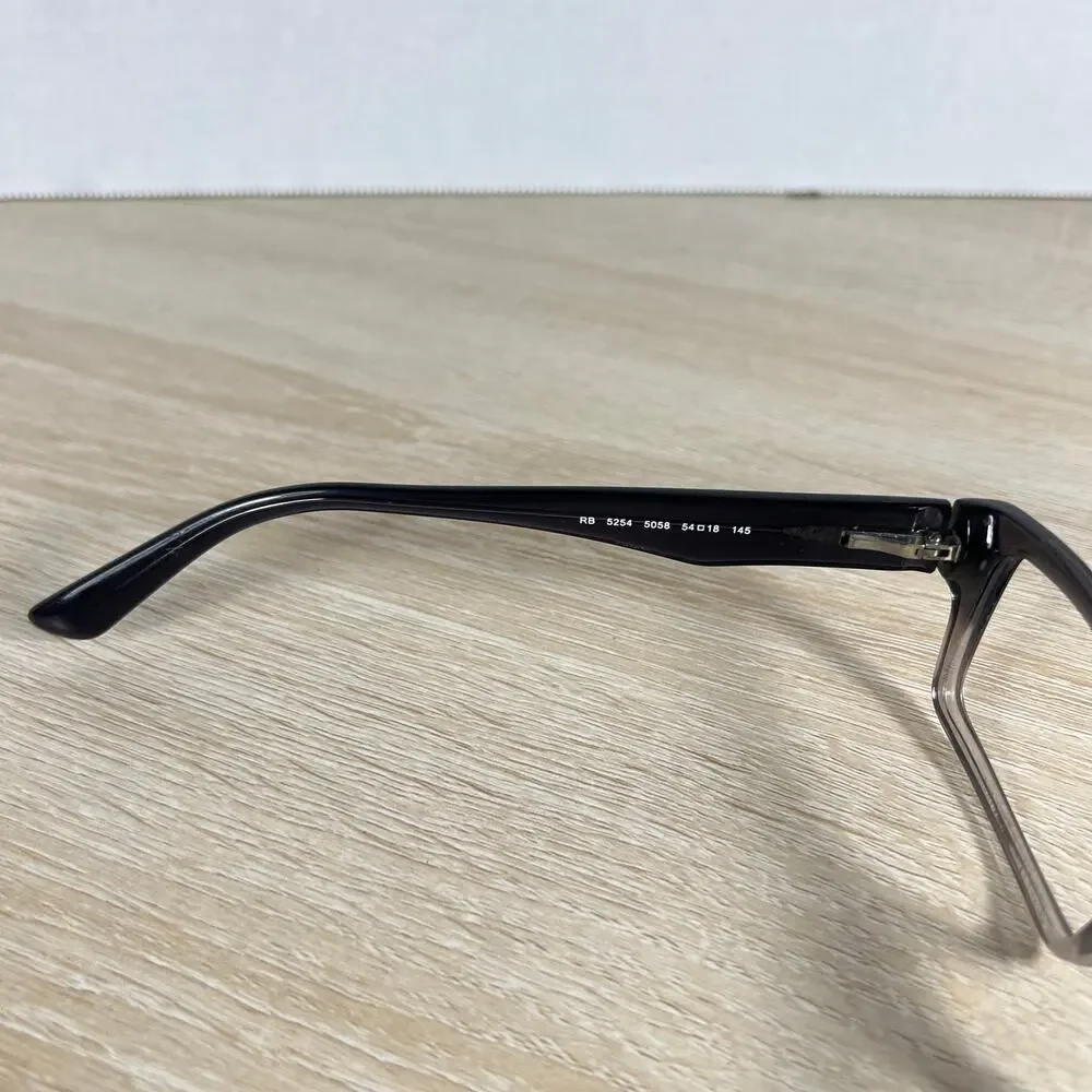 Ray-Ban RB5254 5058 Eyeglasses Black Gray Fade Frames Only 54-18-145
